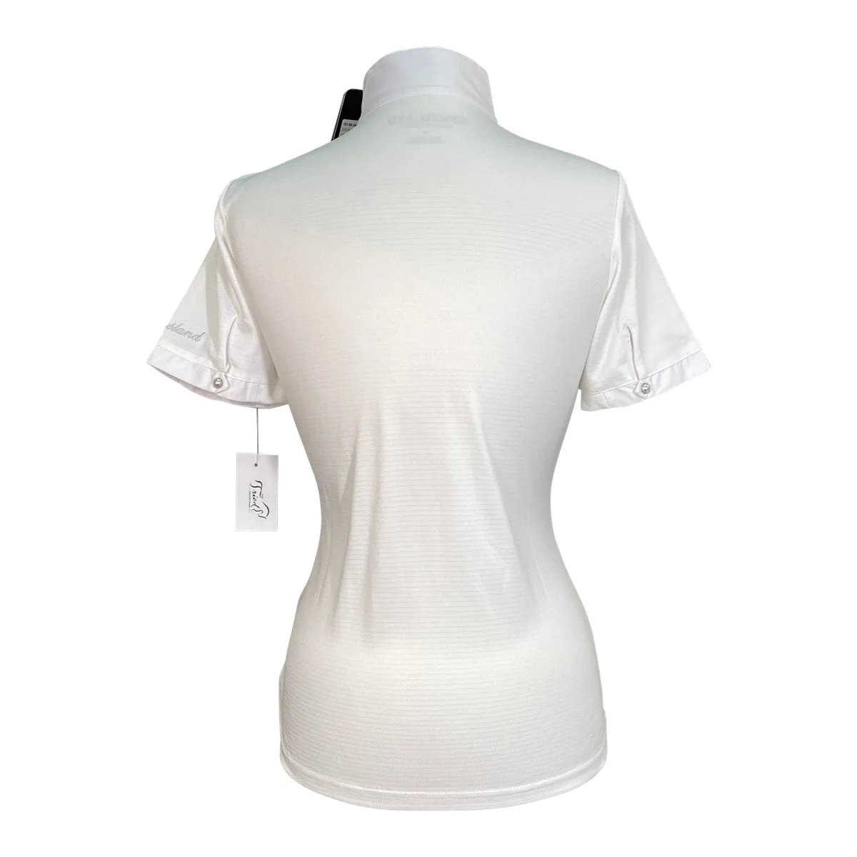 Kingsland 'Latta' Ladies S/S Tech Show Shirt in Creme - Women's Medium