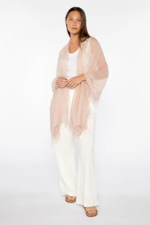 KINROSS CASHMERE - CASHMERE SPRAY PRINT SCARF