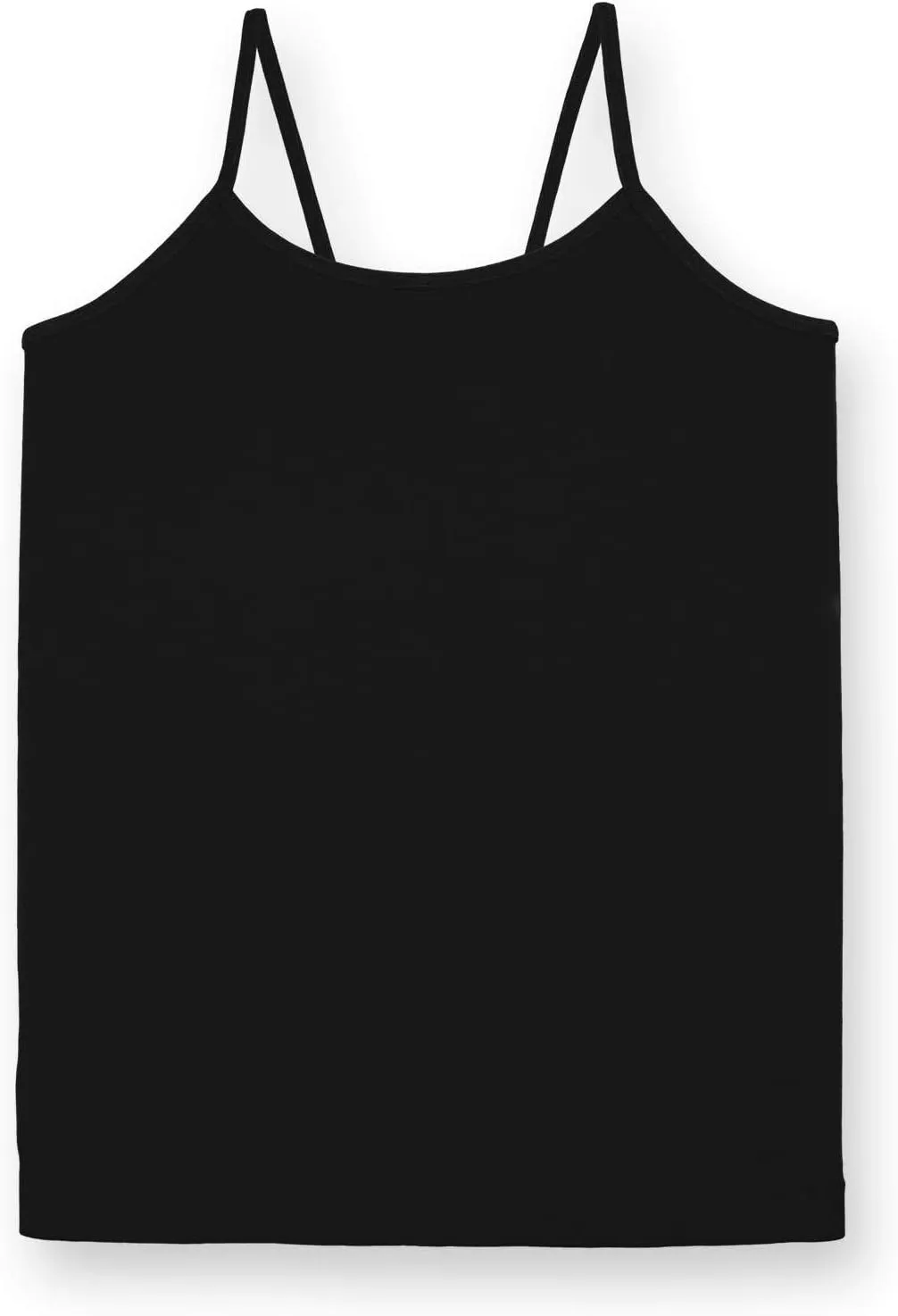 Kurve Girls Sleeveless Tank Top  Stretch Undershirts Cami Camisole, UV Protective Fabric, Rated UPF 50  (Made in USA)