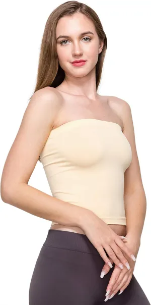 Kurve Medium Length Bandeau Bra Top - UV Protective Fabric UPF 50  (Made with Love in The USA)