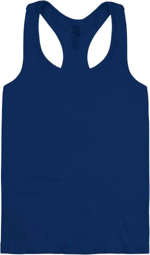 Kurve Premium Girls Seamless Supersoft Wide Strap Comfortable Racerback Tank (Made with Love in The USA)