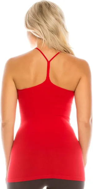 Kurve Y-Back Cami with Removable Pad, UV Protective Fabric UPF 50  (Made with Love in The USA)
