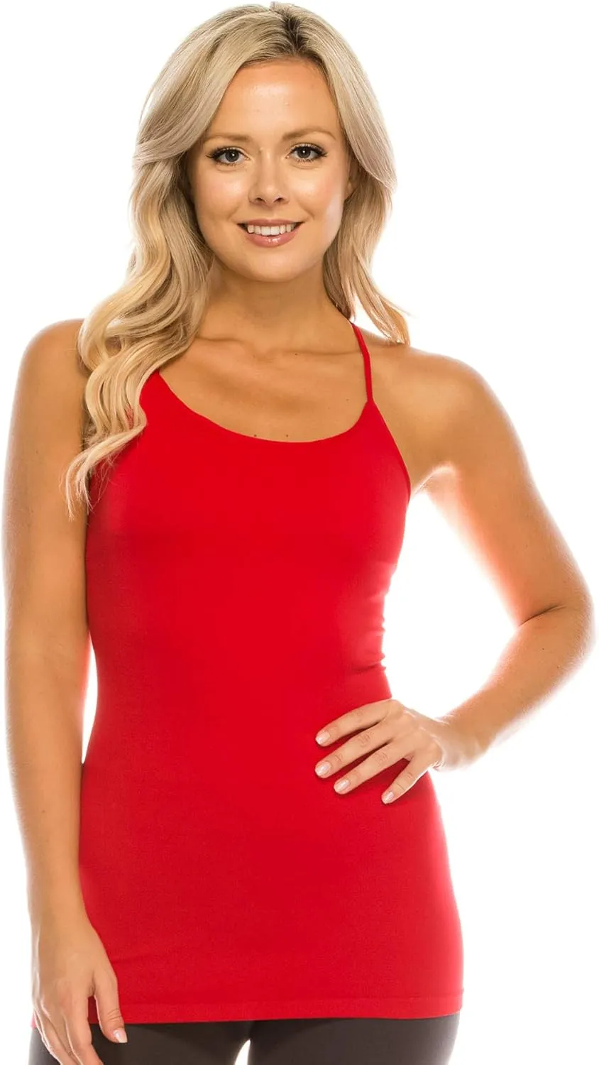Kurve Y-Back Cami with Removable Pad, UV Protective Fabric UPF 50  (Made with Love in The USA)