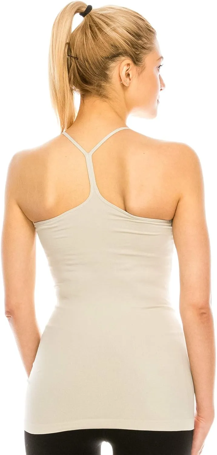 Kurve Y-Back Cami with Removable Pad, UV Protective Fabric UPF 50  (Made with Love in The USA)