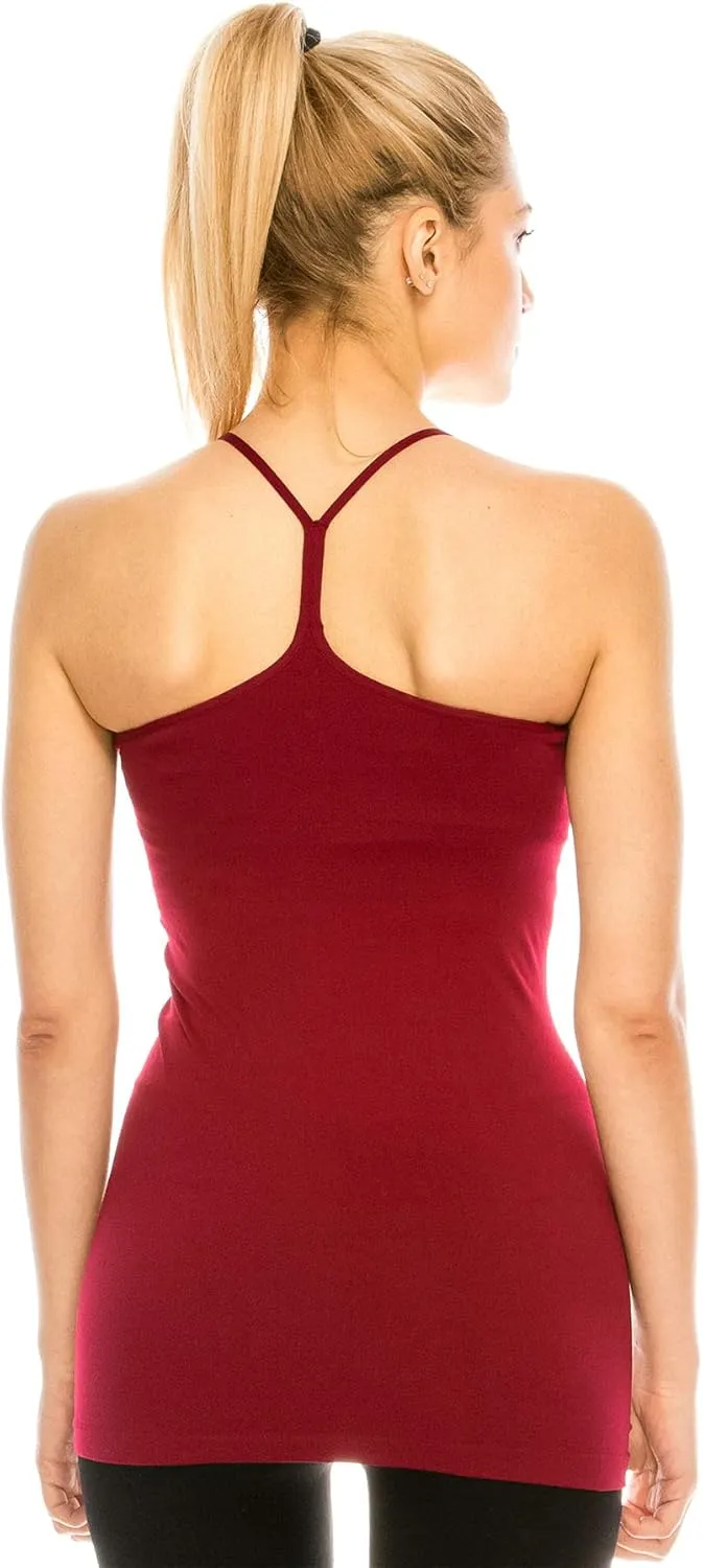 Kurve Y-Back Cami with Removable Pad, UV Protective Fabric UPF 50  (Made with Love in The USA)