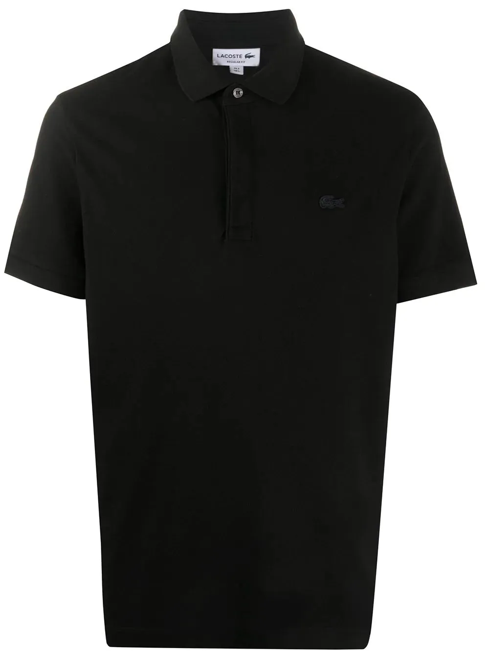 LACOSTE Smart Paris Stretch Cotton Piqué Polo Shirt Black/Black