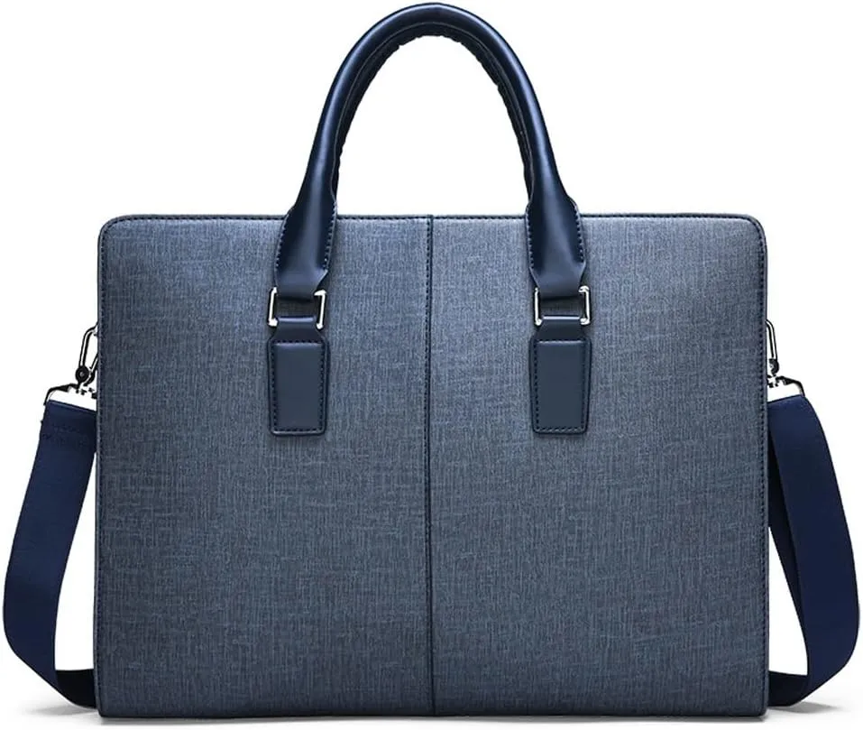 Leather Men's Briefcase Messenger Bag Crossbody Bag Computer Briefcase Backpack