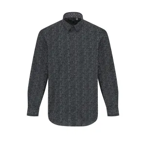 Leo Chevalier - Long Sleeve Shirt - Classic Fit - 100% Cotton - Big and Tall Fit - 623462/QT