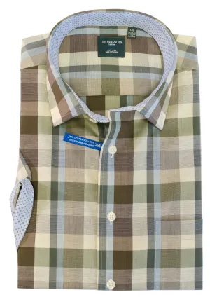 Leo Chevalier - Short Sleeve Shirt - Big and Tall - Non Iron - 522392/QT Clearance