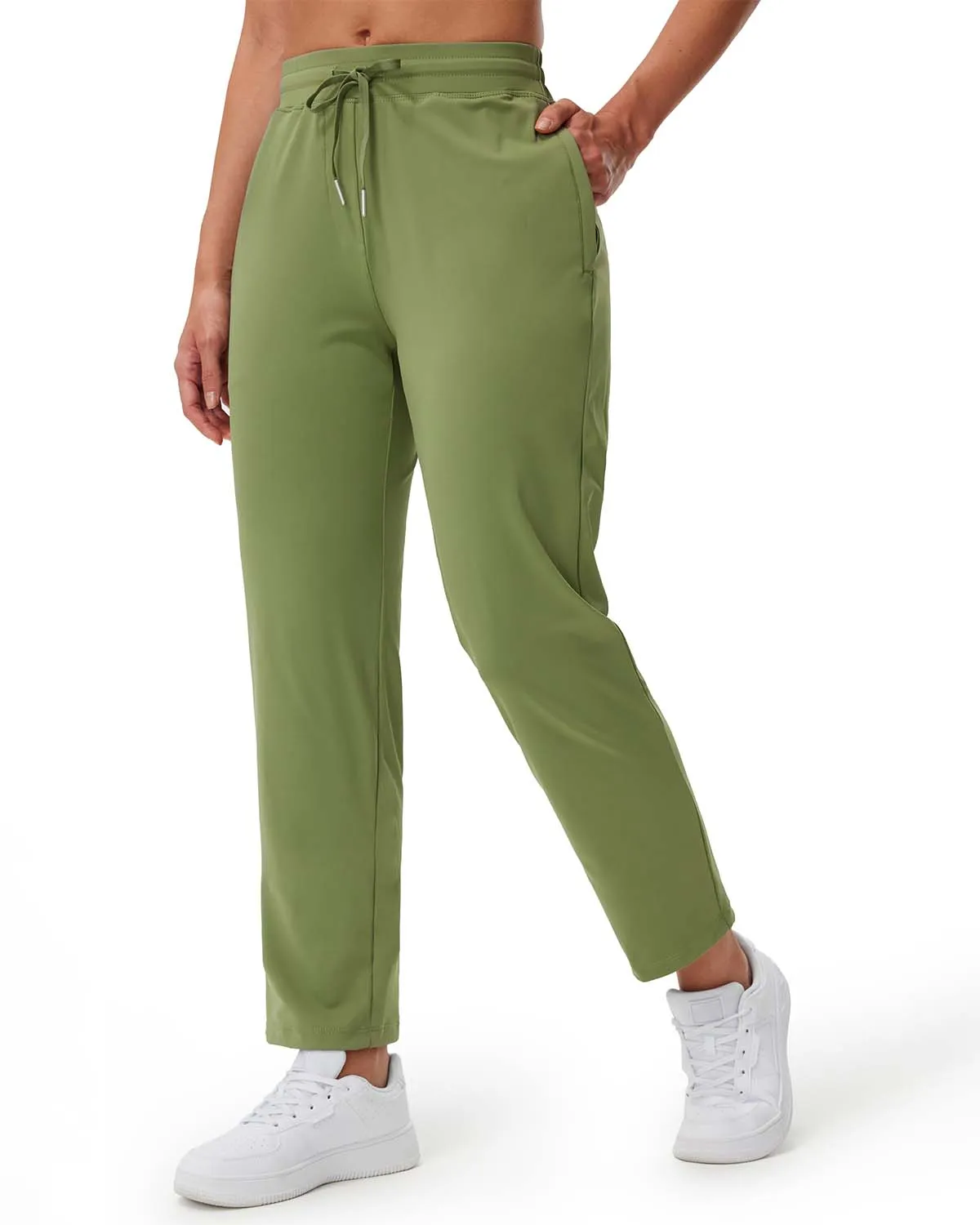 Libin Women's 4-Way Stretch 7/8 Ankle Casual Sweatpants