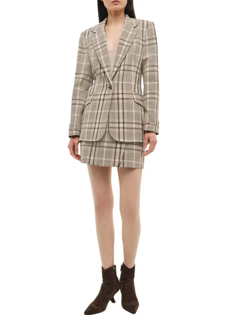 Lillie Peak Lapel Single Breasted Blazer - SIMKHAI