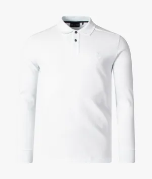 Long Sleeve Pique Polo Shirt