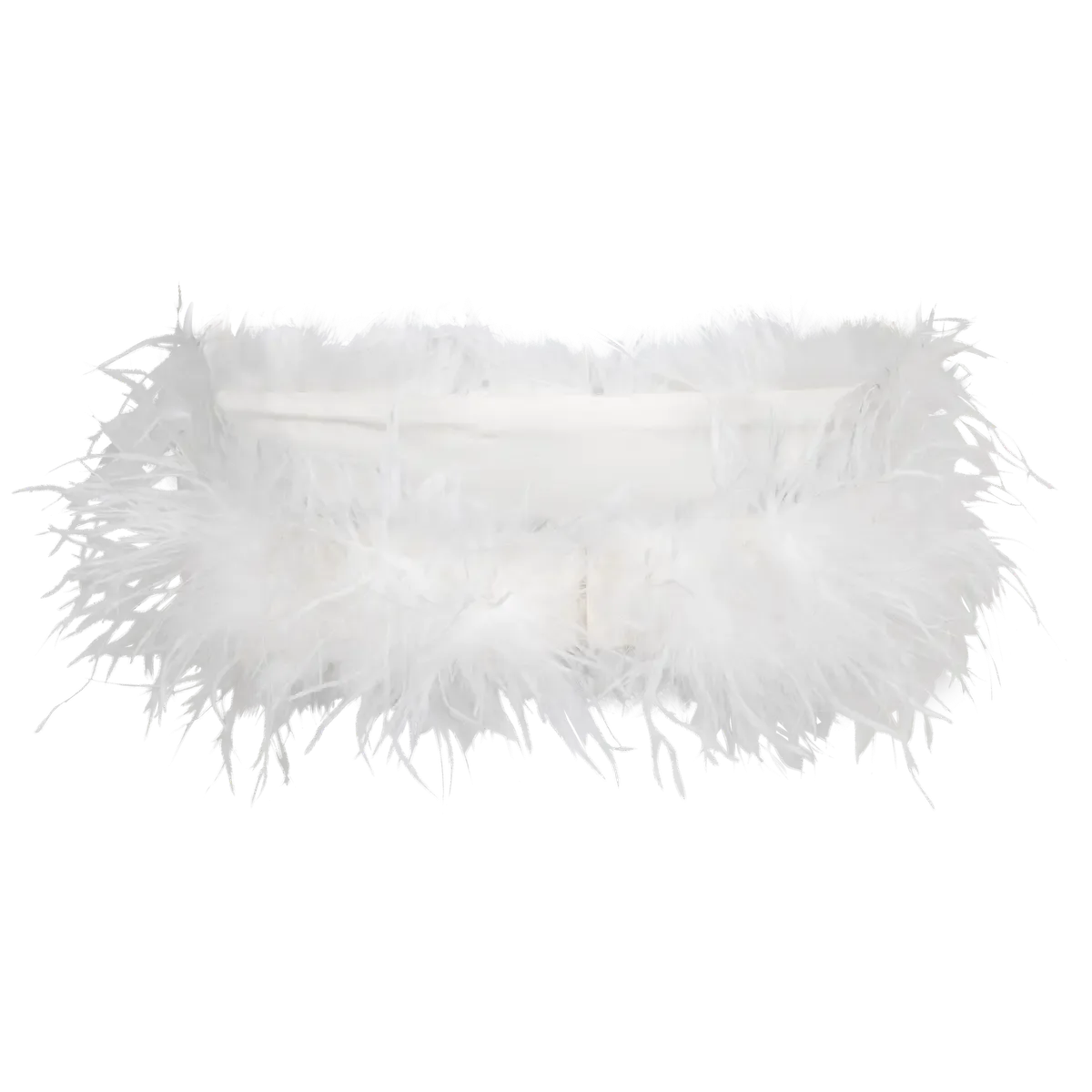 Love Stories Fanny Fluffy Feather Bralette | Off White