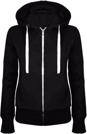LRMQS Hoodies for Women Zip up Drawstring Long Sleeve Jackets Sweatshirts with Pocket Fall Fashion 2024 Soft Casual Clothes