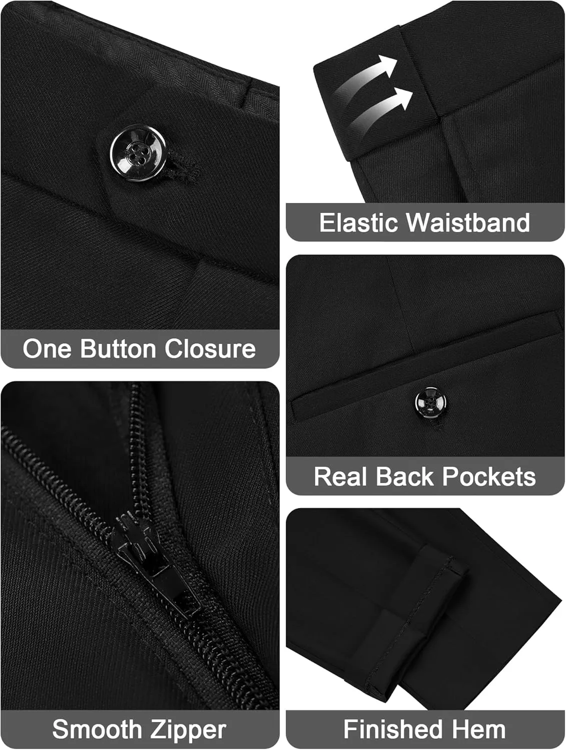 MAGE MALE Men's Slim Fit 3 Piece Suit Solid Shawl Lapel Blazer Jacket Vest Pants Set for Dinner Party Formal Wedding Prom