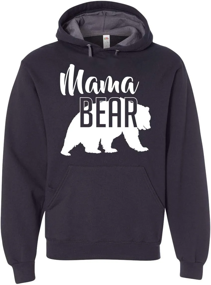 Mama Bear Hoodie Mom Women Soft Hoodie Adult Unisex Men's Women's