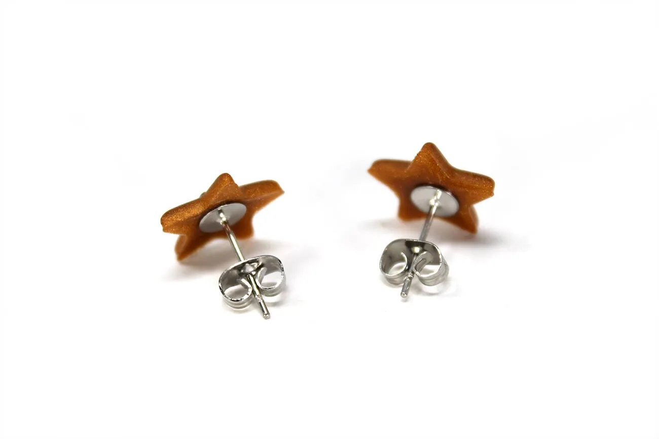 Mario Power Star Glow in the Dark Earrings Pair - Mario