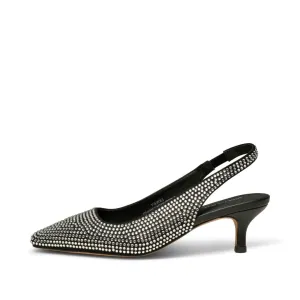 Maxine Slingback Crystal (Black)