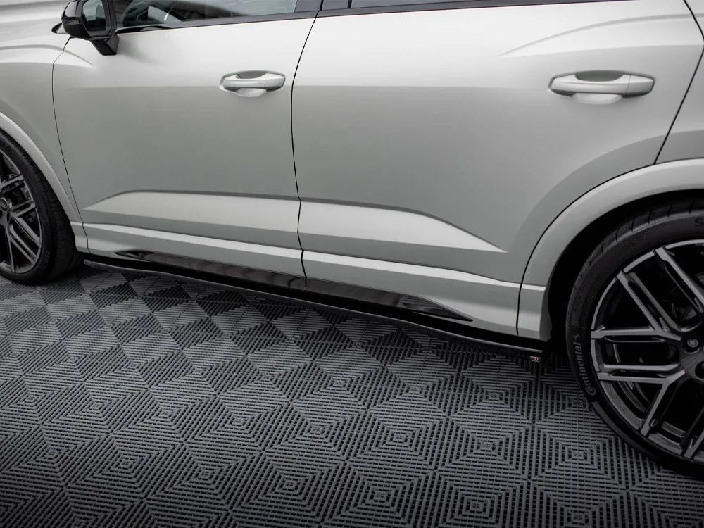 Maxton Design - SIDE SKIRTS DIFFUSERS AUDI RSQ3 / Q3 S-LINE (F3) (2019-UP)