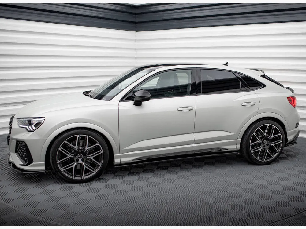 Maxton Design - SIDE SKIRTS DIFFUSERS AUDI RSQ3 / Q3 S-LINE (F3) (2019-UP)