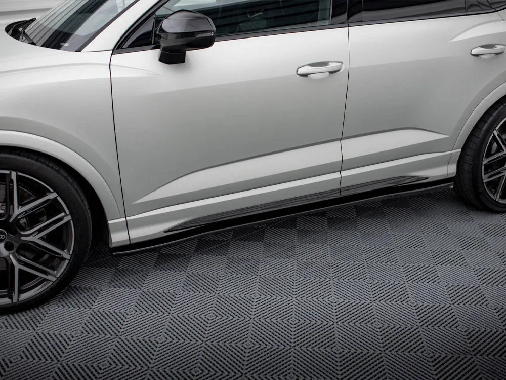 Maxton Design - SIDE SKIRTS DIFFUSERS AUDI RSQ3 / Q3 S-LINE (F3) (2019-UP)