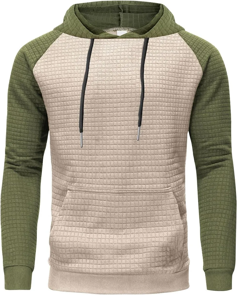 Men Sweatshirt Vintage Fall Long Sleeve Lightweight Drawstring Hoodies Comfy Fashion Soft Sweatshirt