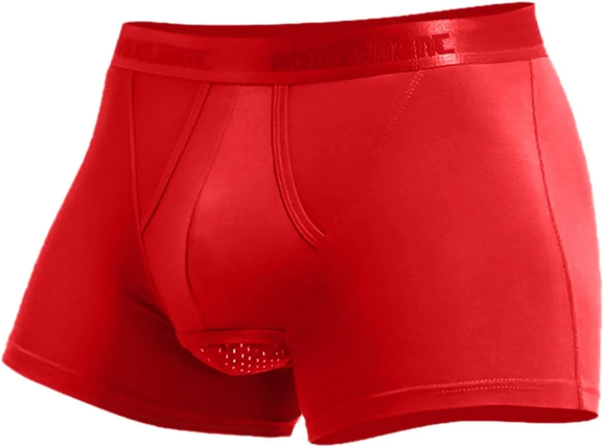 Mens Boxer Briefs Mens Stretch Boxer Briefs Soft Cotton Open Fly Plaid Boxers