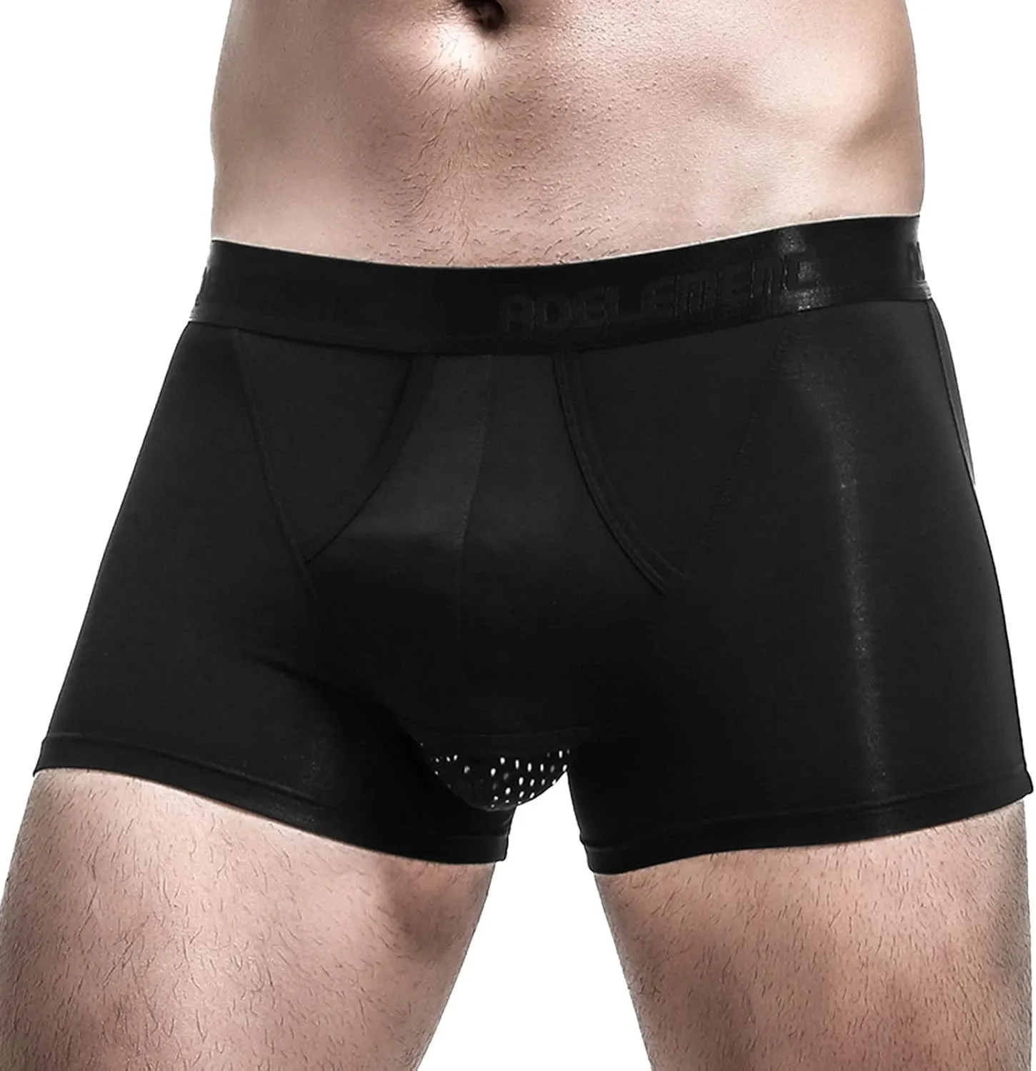 Mens Boxer Briefs Mens Stretch Boxer Briefs Soft Cotton Open Fly Plaid Boxers