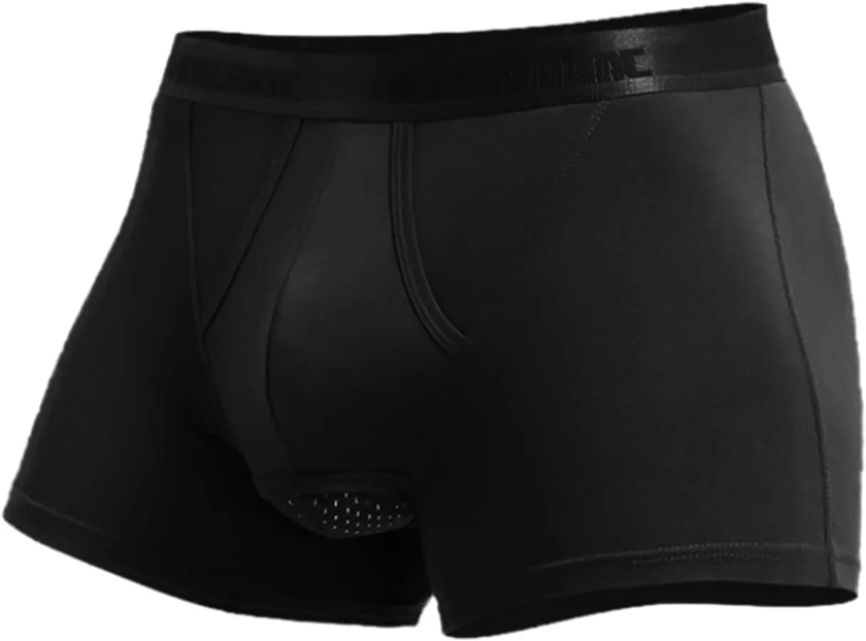 Mens Boxer Briefs Mens Stretch Boxer Briefs Soft Cotton Open Fly Plaid Boxers