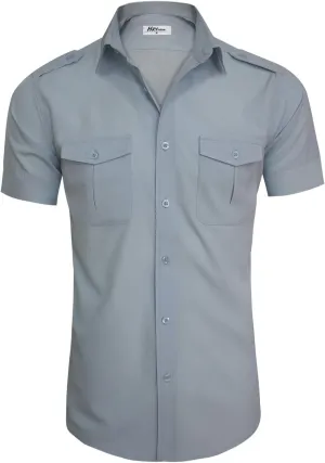 Mens Classic/Regular Fit Wrinkle-Resistant Oxford Dress Shirt