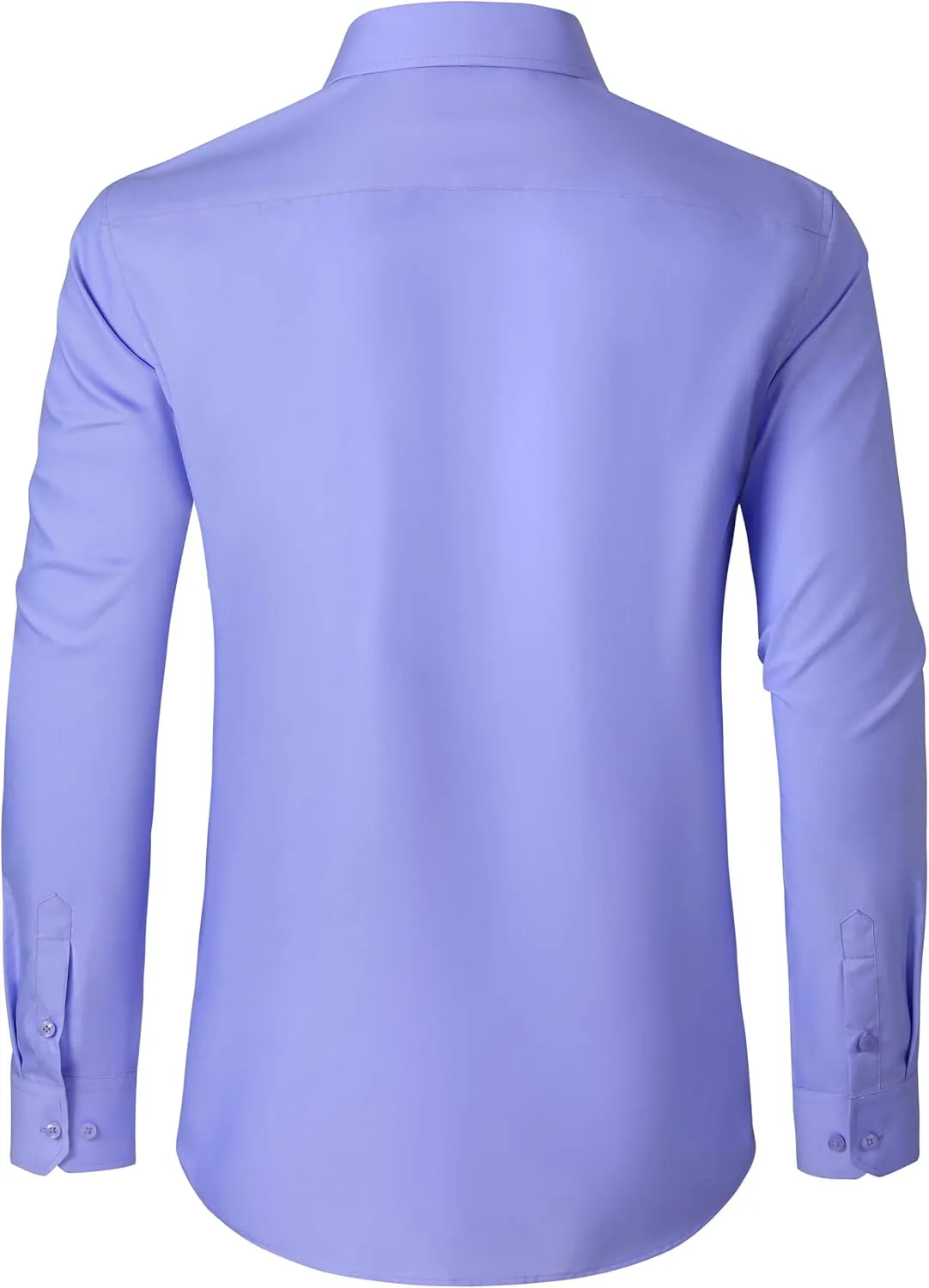 Mens Grade 3.5 Wrinkle-Resistant Dress Shirts Men's Long Sleeve Button Down Work Shirt for Men