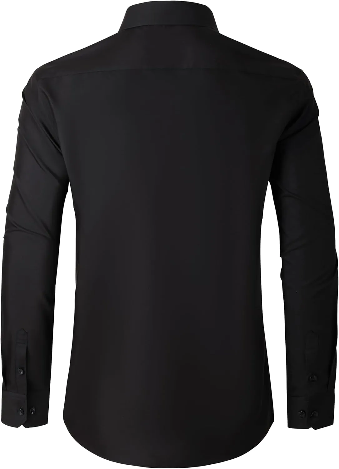 Mens Grade 3.5 Wrinkle-Resistant Dress Shirts Men's Long Sleeve Button Down Work Shirt for Men