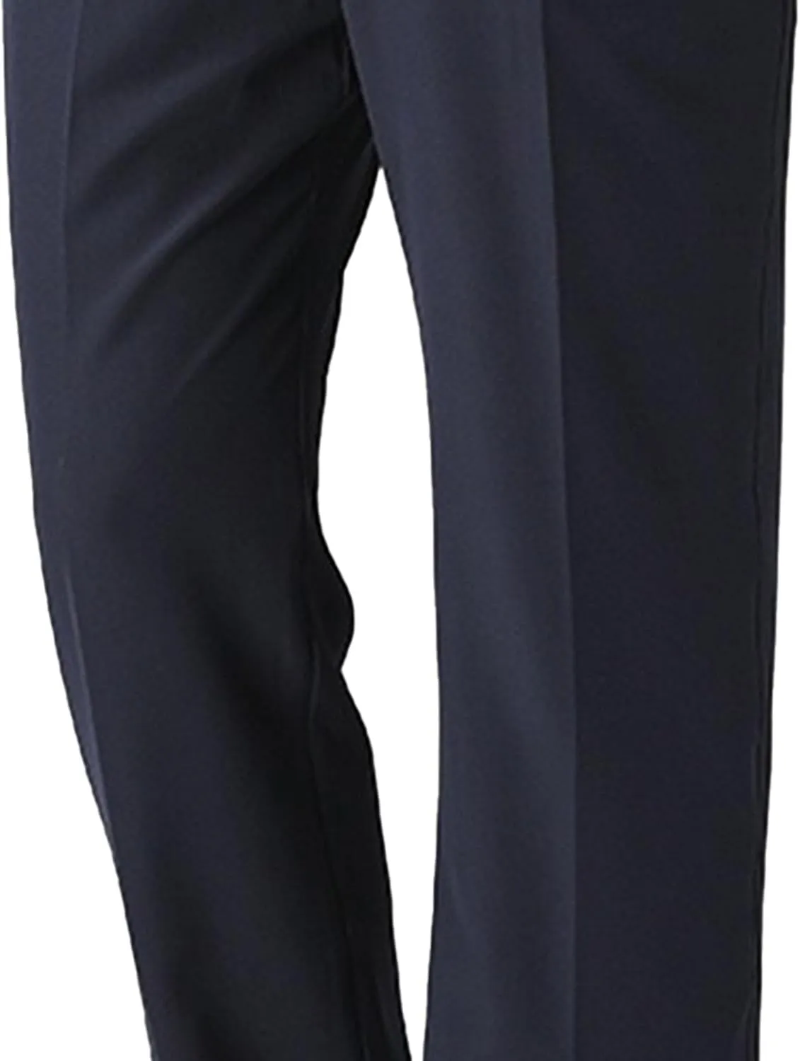 Men's High Waist Straight Leg Outdoor Pants Stretch Business Loose Fit Trousers Casual Solid Soft Sweatpants