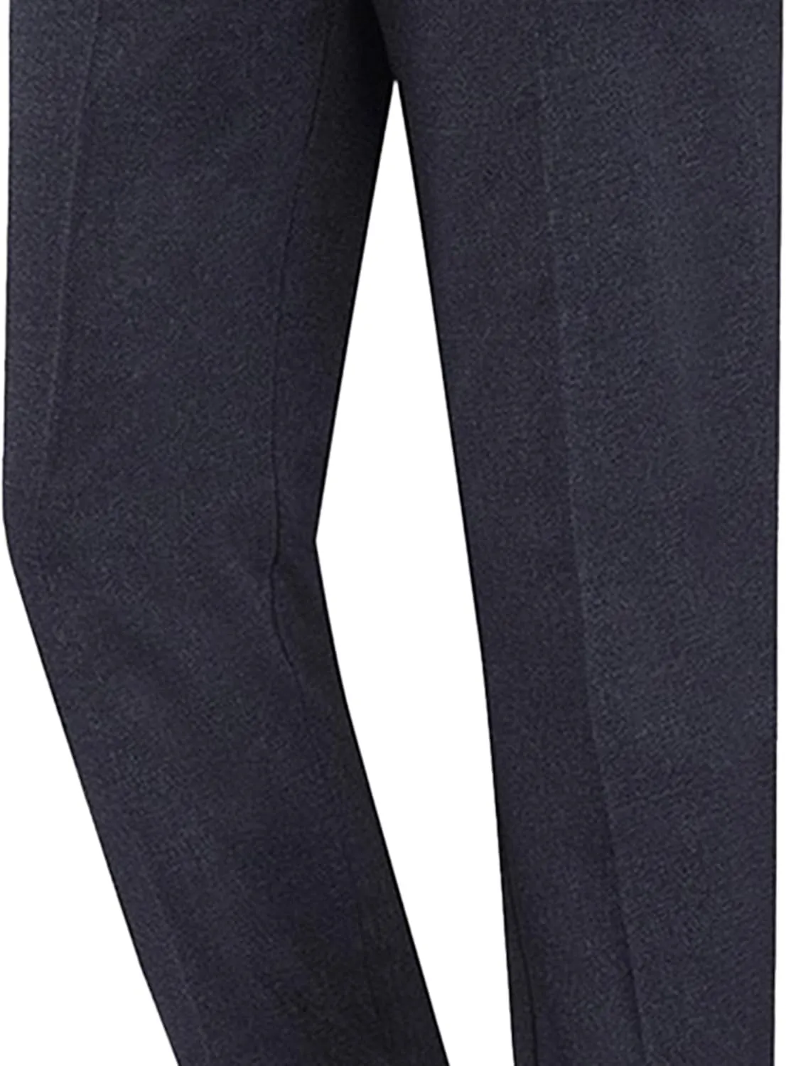 Men's High Waist Straight Leg Outdoor Pants Stretch Business Loose Fit Trousers Casual Solid Soft Sweatpants