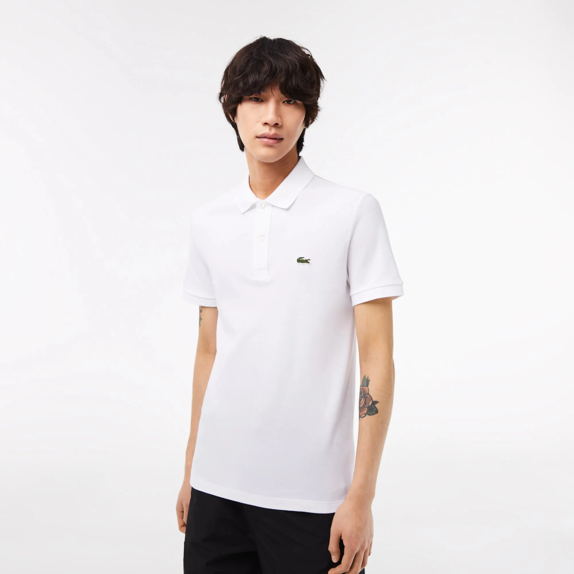 Men's Lacoste Slim Fit Polo Shirt - White