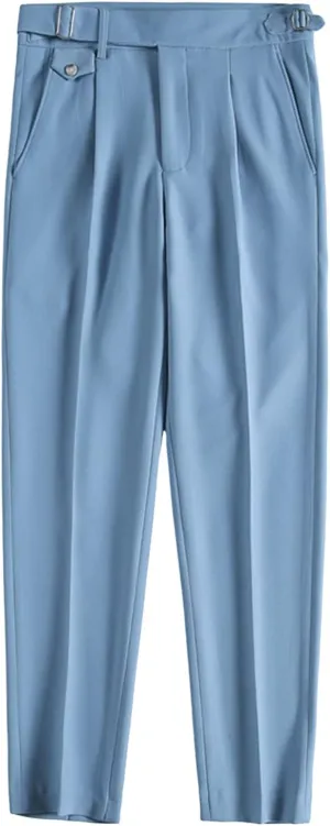 Men'S Modern Wrinkle Resistant Chino Pants Slim Fit Flat Front Traveler Pant Skinny Fit Business Dress Pants