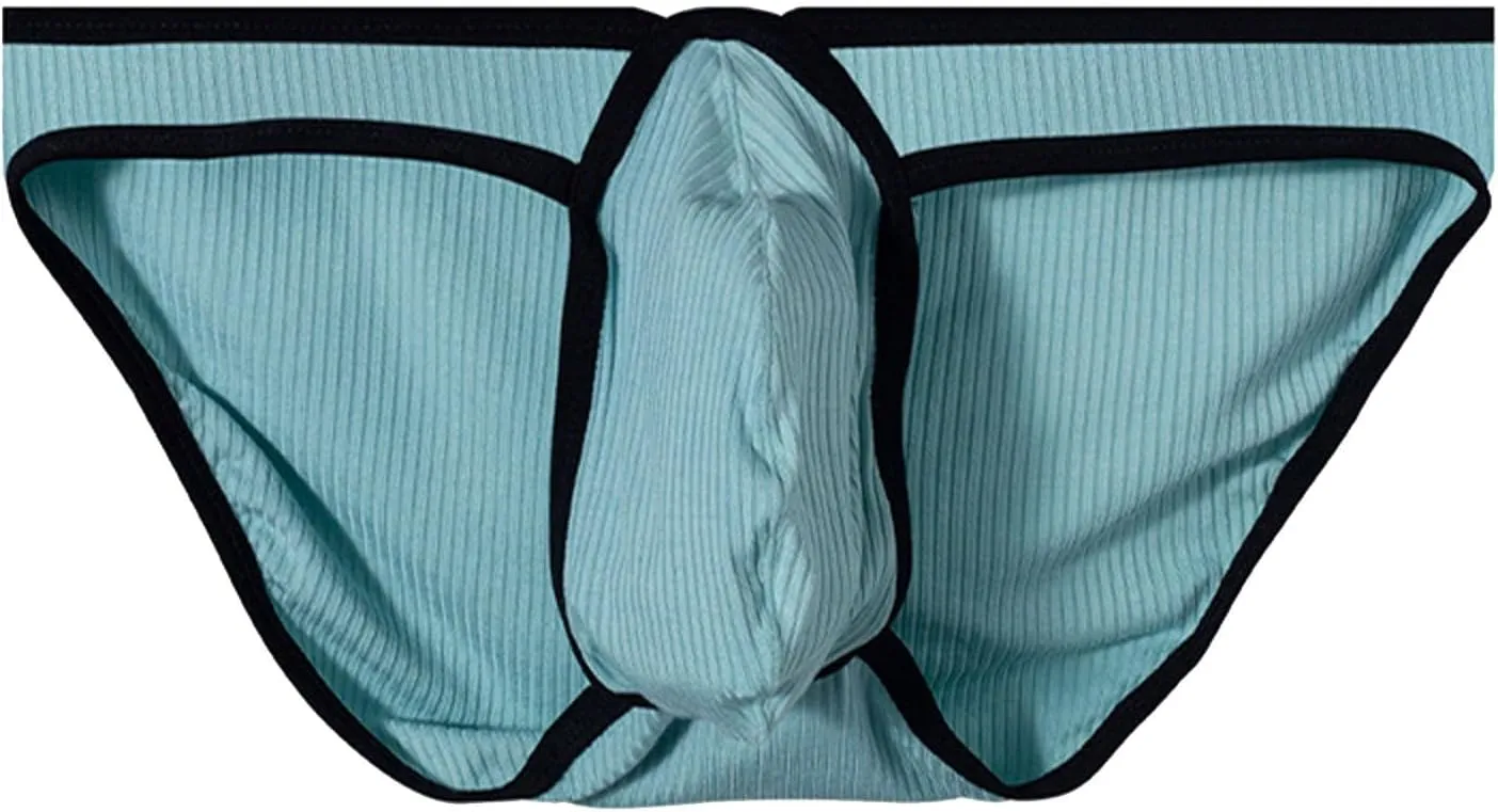Men's Sexy Briefs Breathable Comfortable Mesh Bikini Underwear Silky Swim Briefs Swimwear Adult Thongs for Men