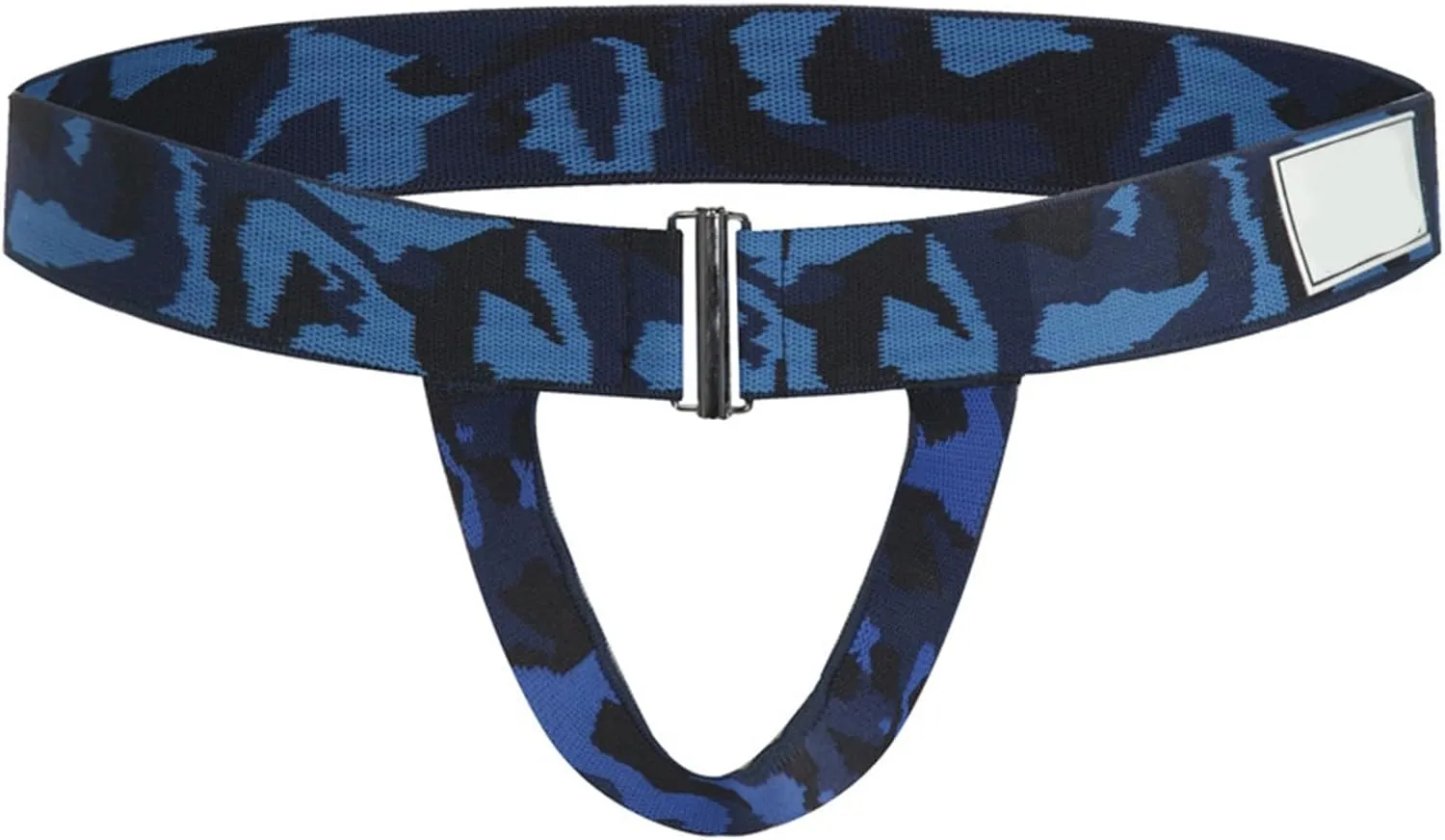 Men's Sexy Open Front Underwear Soft Comfortable Briefs Men's Sexy Panties Lingerie Hollow Thong Brief Underpants Blue
