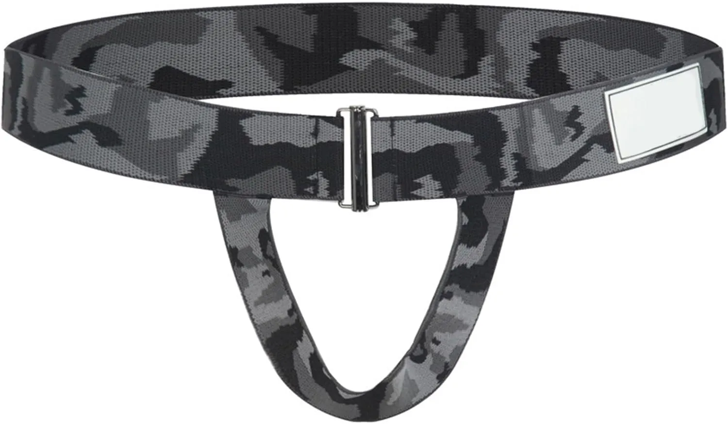 Men's Sexy Open Front Underwear Soft Comfortable Briefs Men's Sexy Panties Lingerie Hollow Thong Brief Underpants Grey