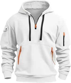 Men's Sweatshirts Long Sleeve Lightweight Drawstring Pullover Soft Comfy Outdoor Hoodies