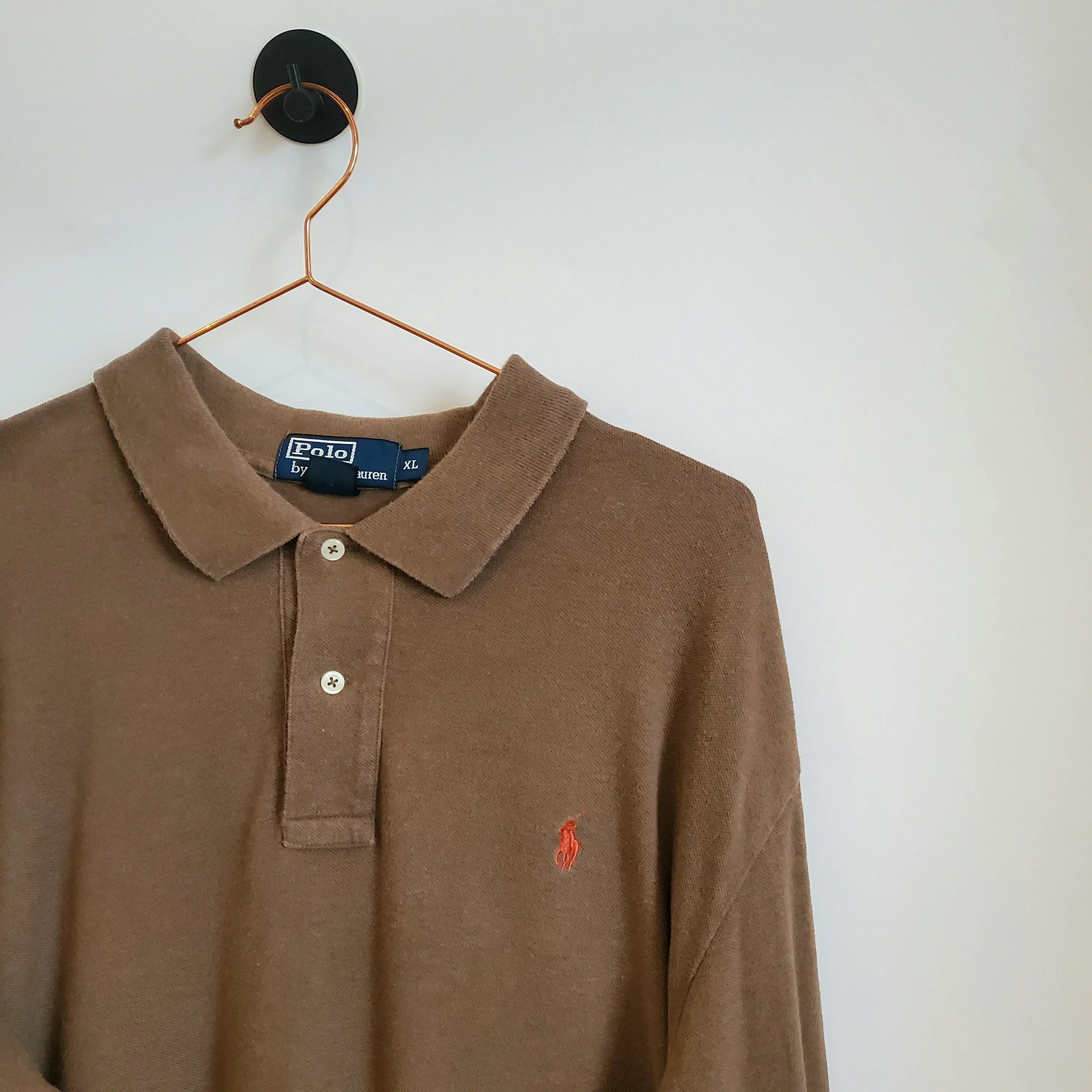 Men's Vintage 90s Ralph Lauren Polo Shirt | Size XL