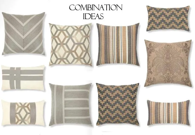 Mixable Stripes Sunbrella® Outdoor Pillows