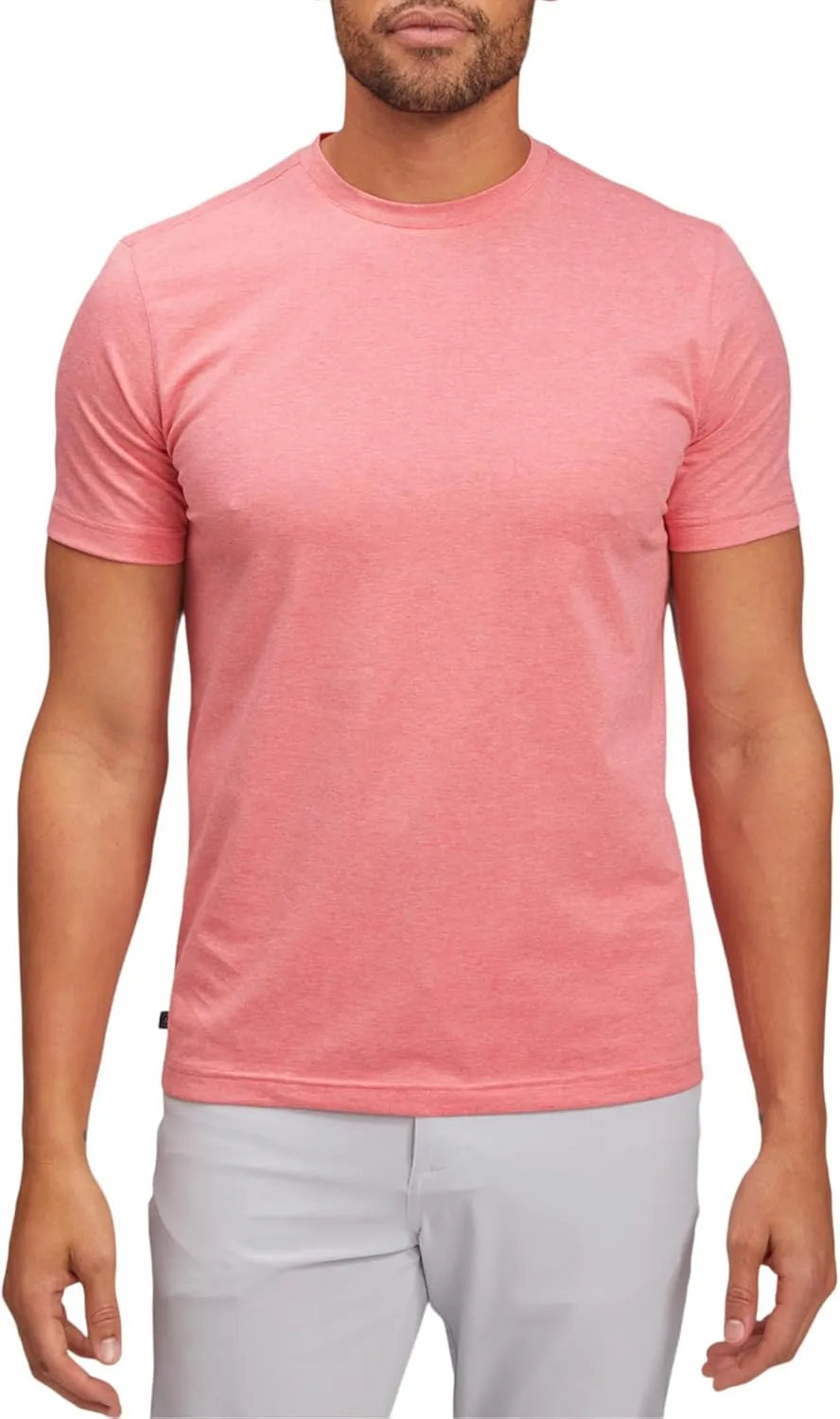 Mizzen Main Men's Performance Short-Sleeve T-Shirt with 4-Way Stretch - Quick Dry, Wrinkle-Resistant & Lightweight - Trim Fit