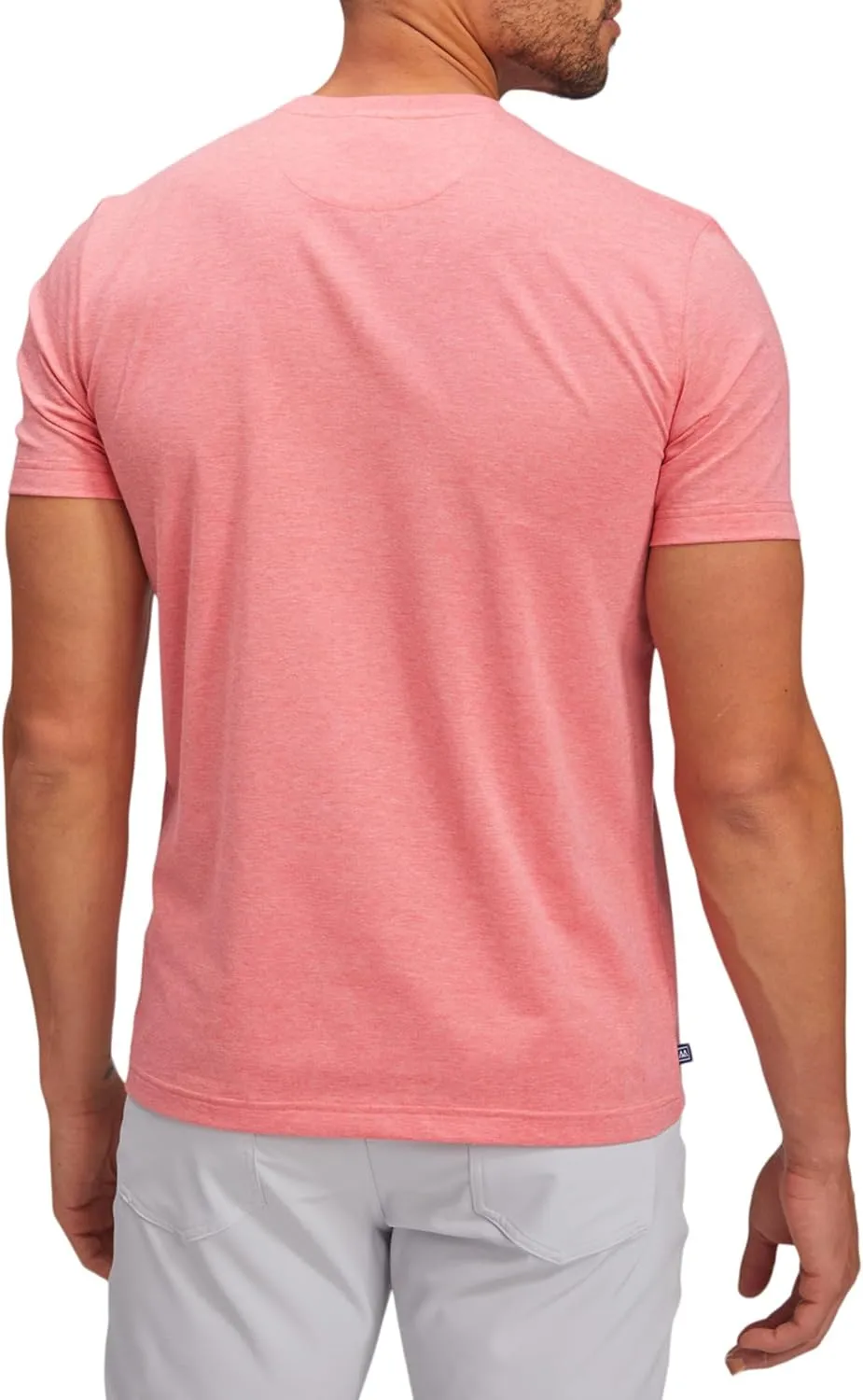 Mizzen Main Men's Performance Short-Sleeve T-Shirt with 4-Way Stretch - Quick Dry, Wrinkle-Resistant & Lightweight - Trim Fit