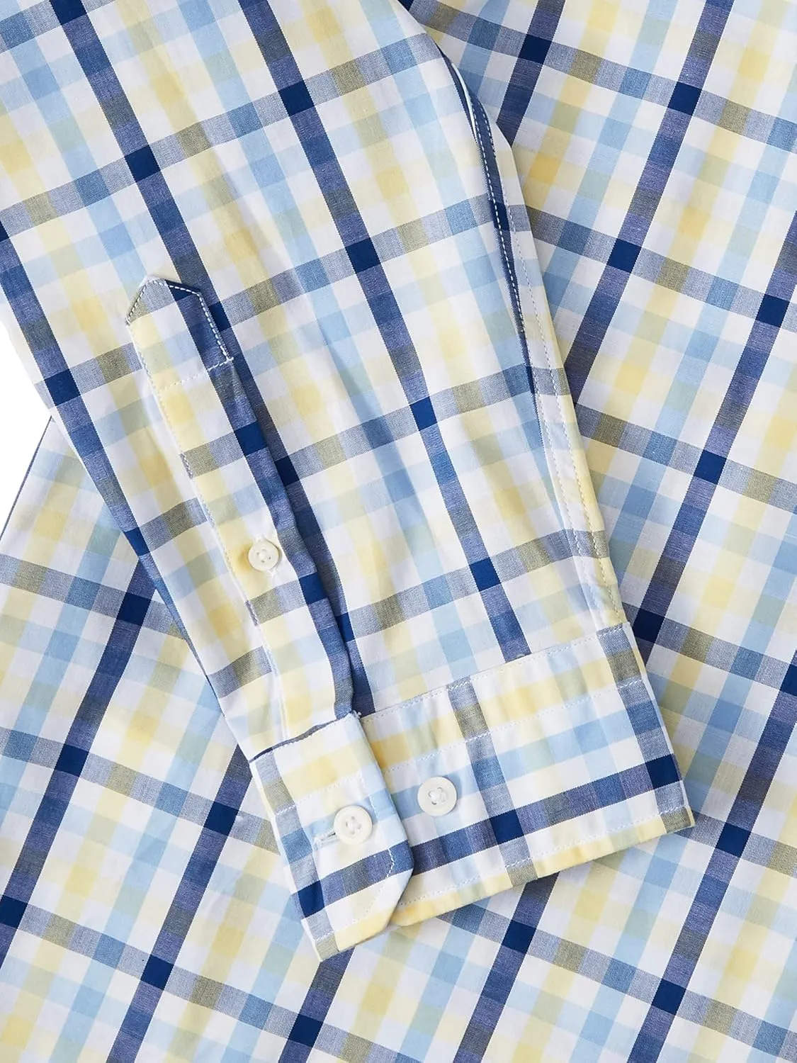 Nautica Men's Wrinkle Resistant Long Sleeve Button Front Shirt