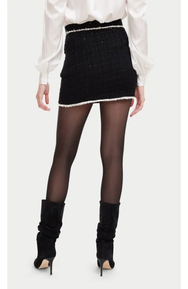 Nessa Contrast Tweed Skirt