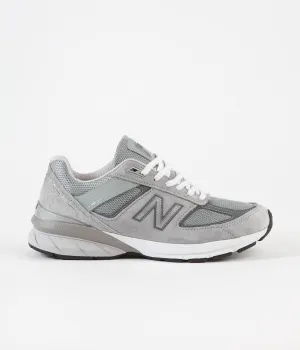 New Balance 990v5 Made In US Shoes - Grey / Castlerock