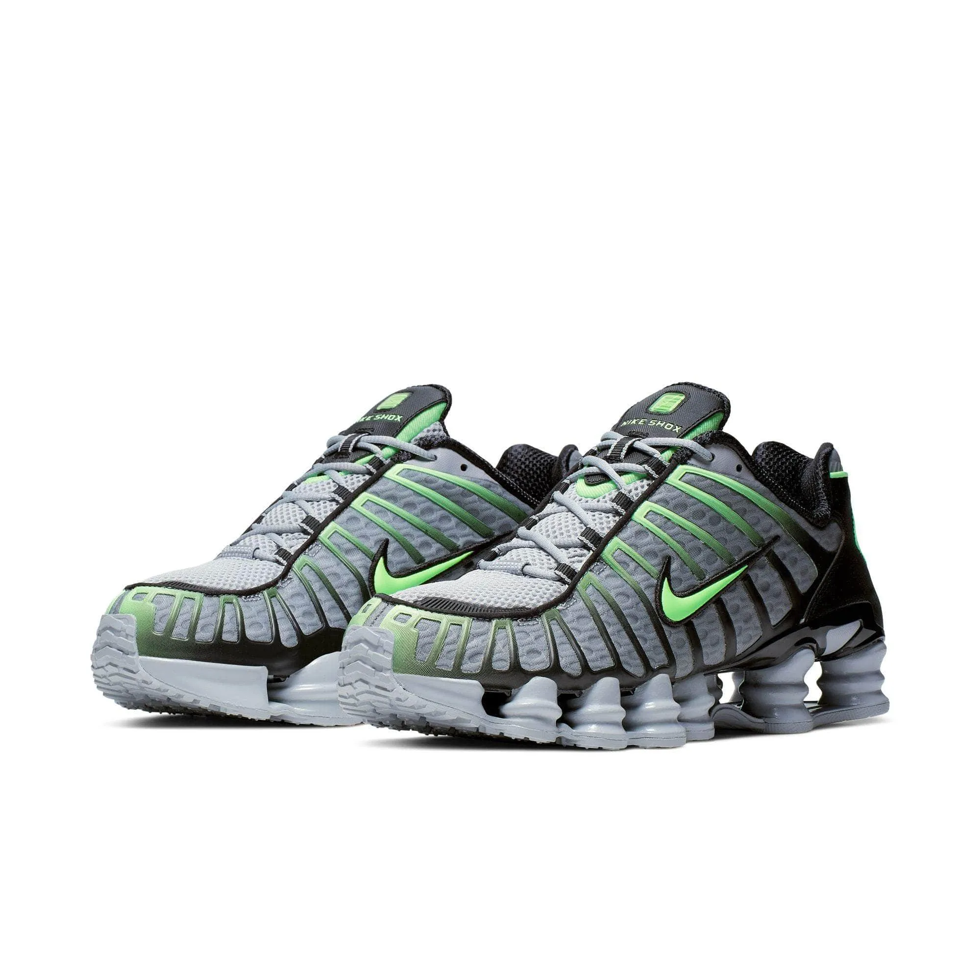 Nike Shox TL "Wolf Grey Lime Blast" - Men's