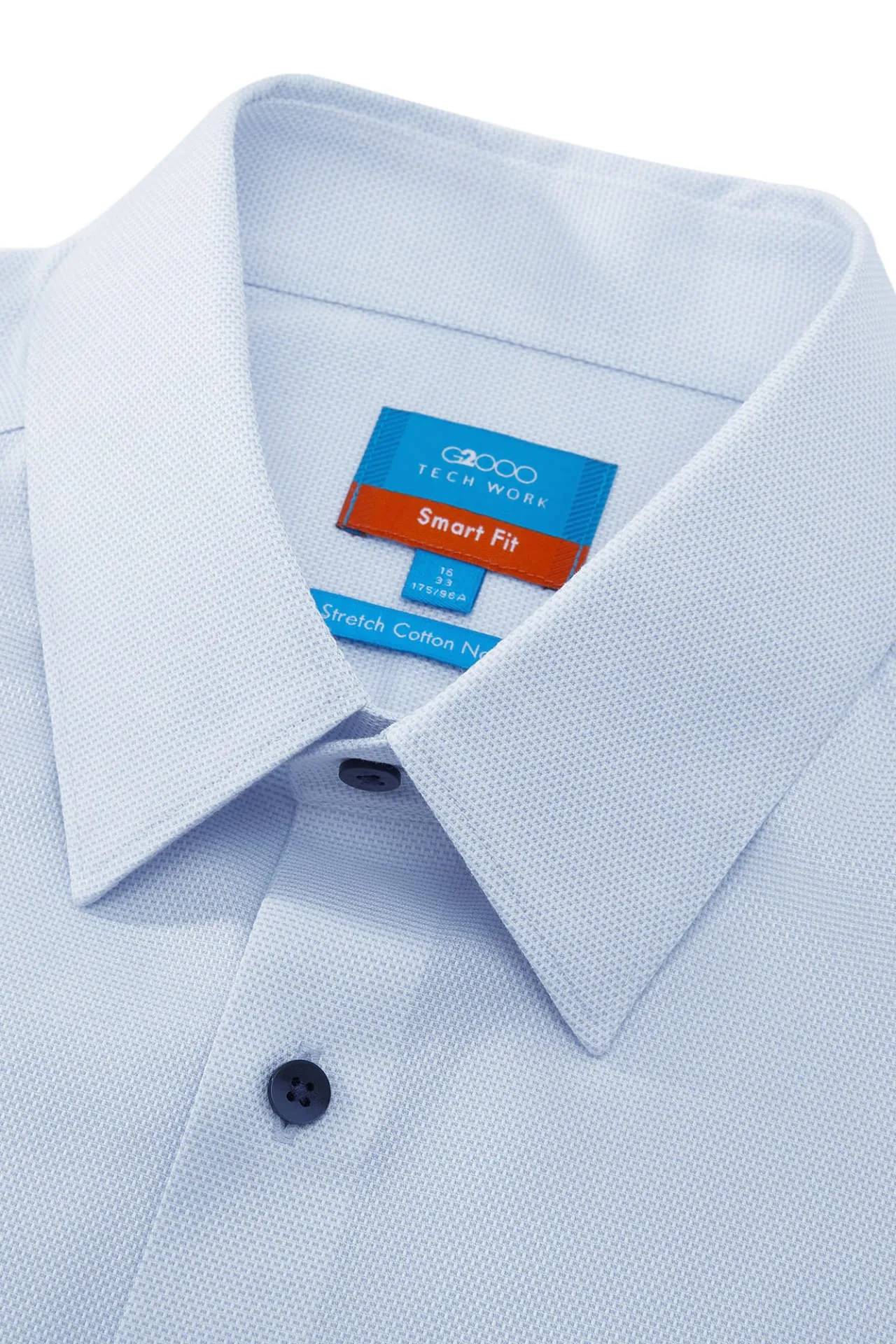 Non-Iron Cotton Stretch Smart Fit 2 Tone Shirt