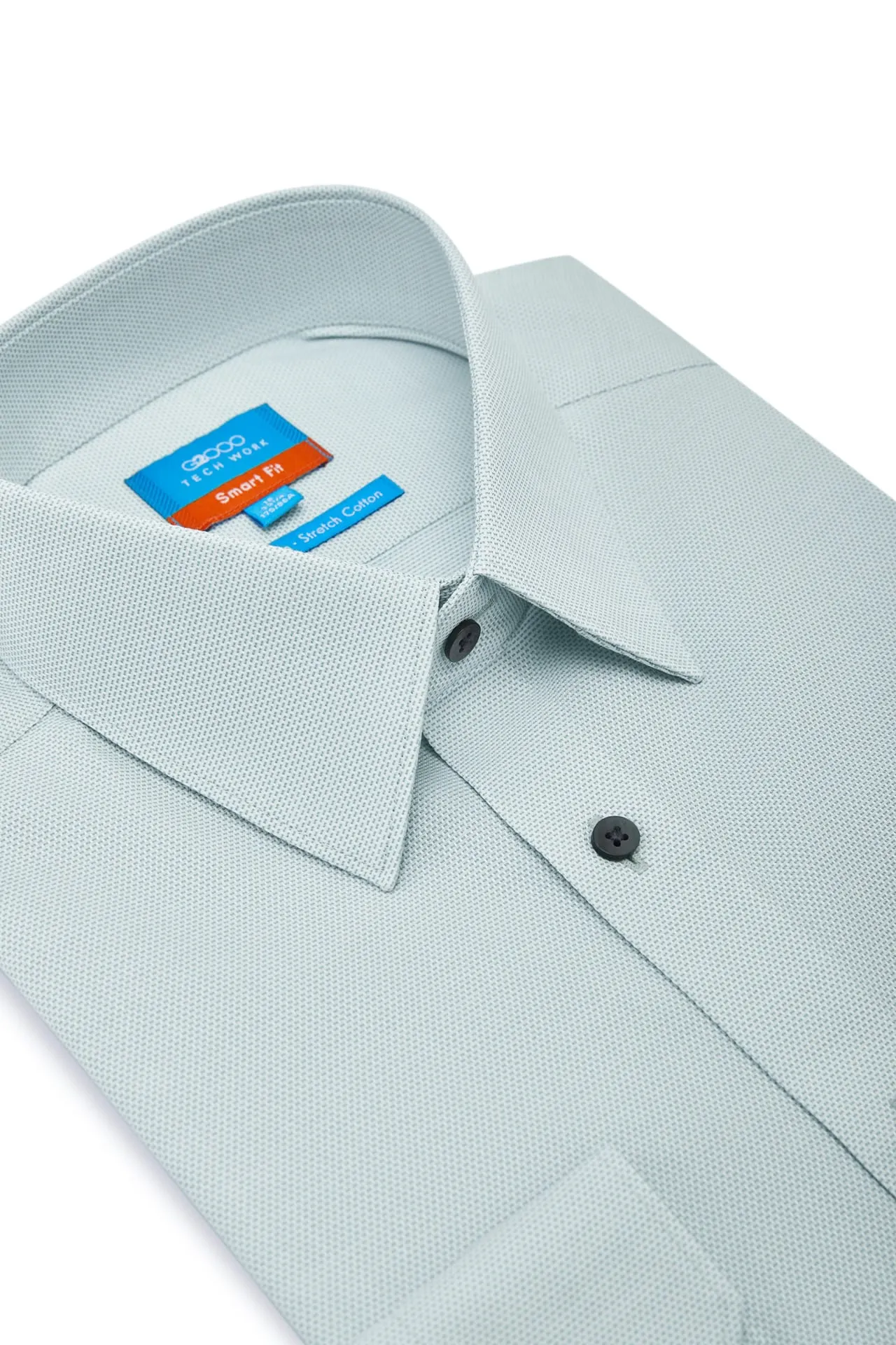 Non-Iron Cotton Stretch Smart Fit 2 Tone Shirt